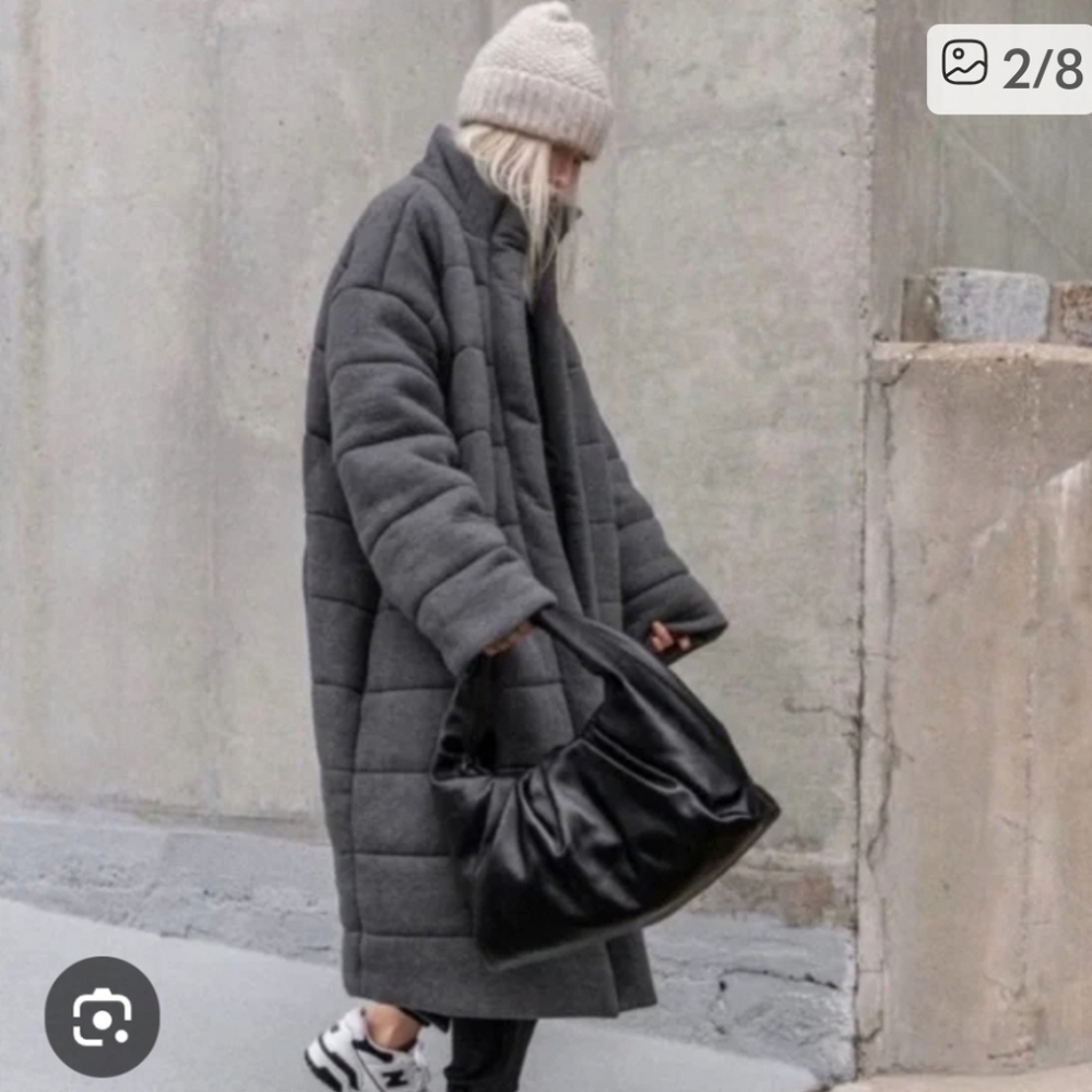 Lunya Gray Quilted Jacket